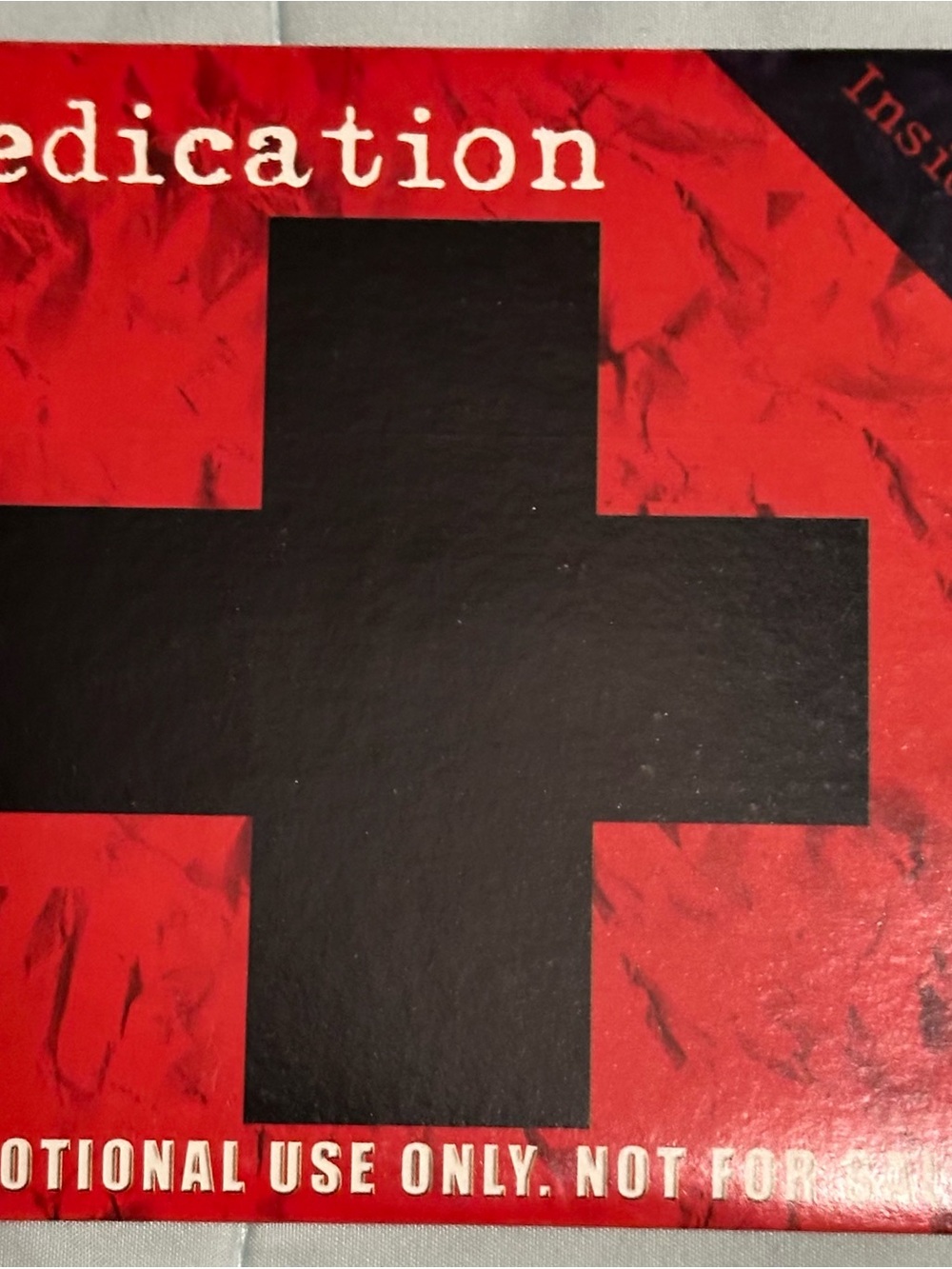 Medication CD sampler with Large Black Cross Graphic - Picture 3 of 4